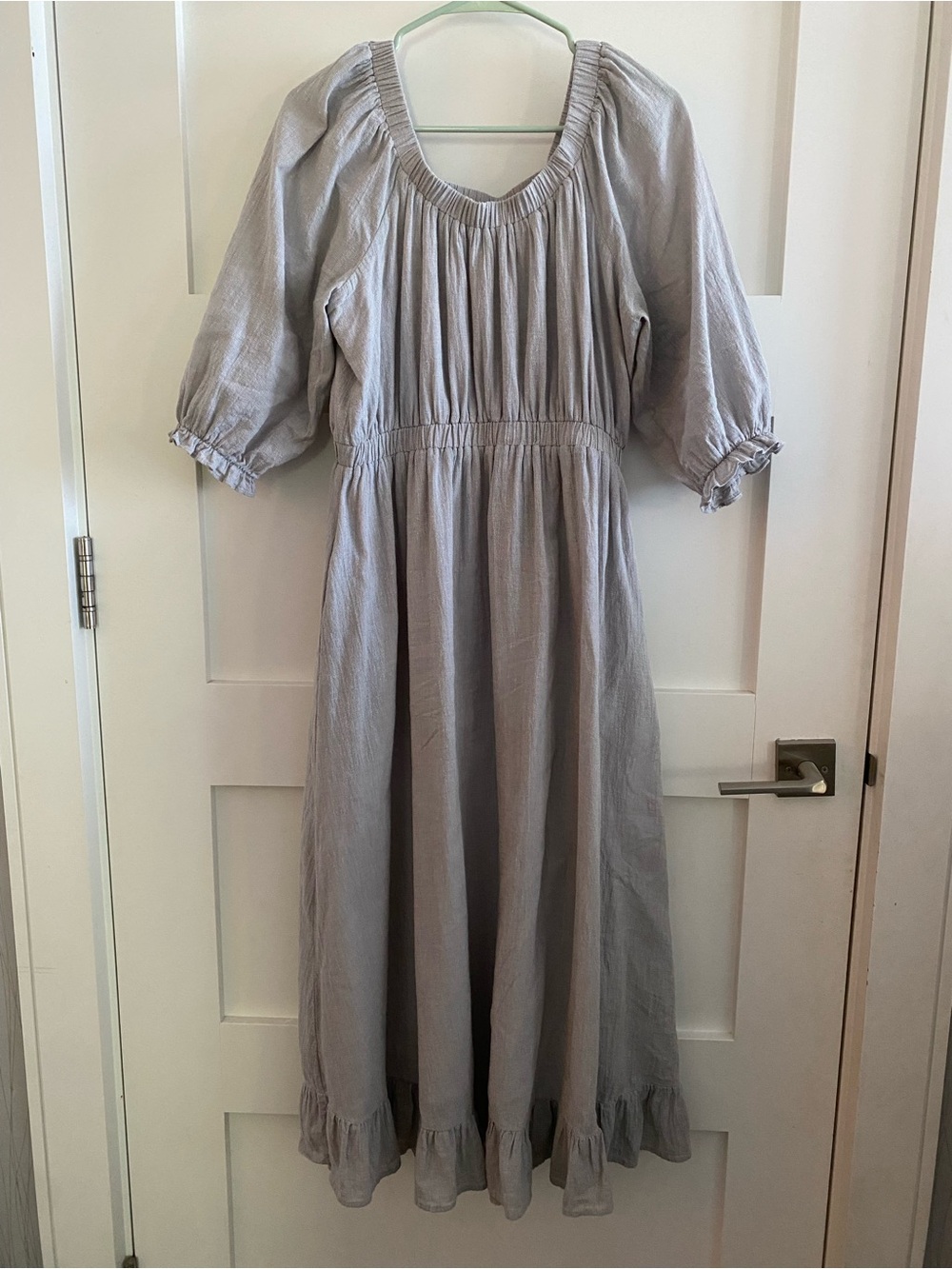 Neuflora Cotton Linen Midi Dress